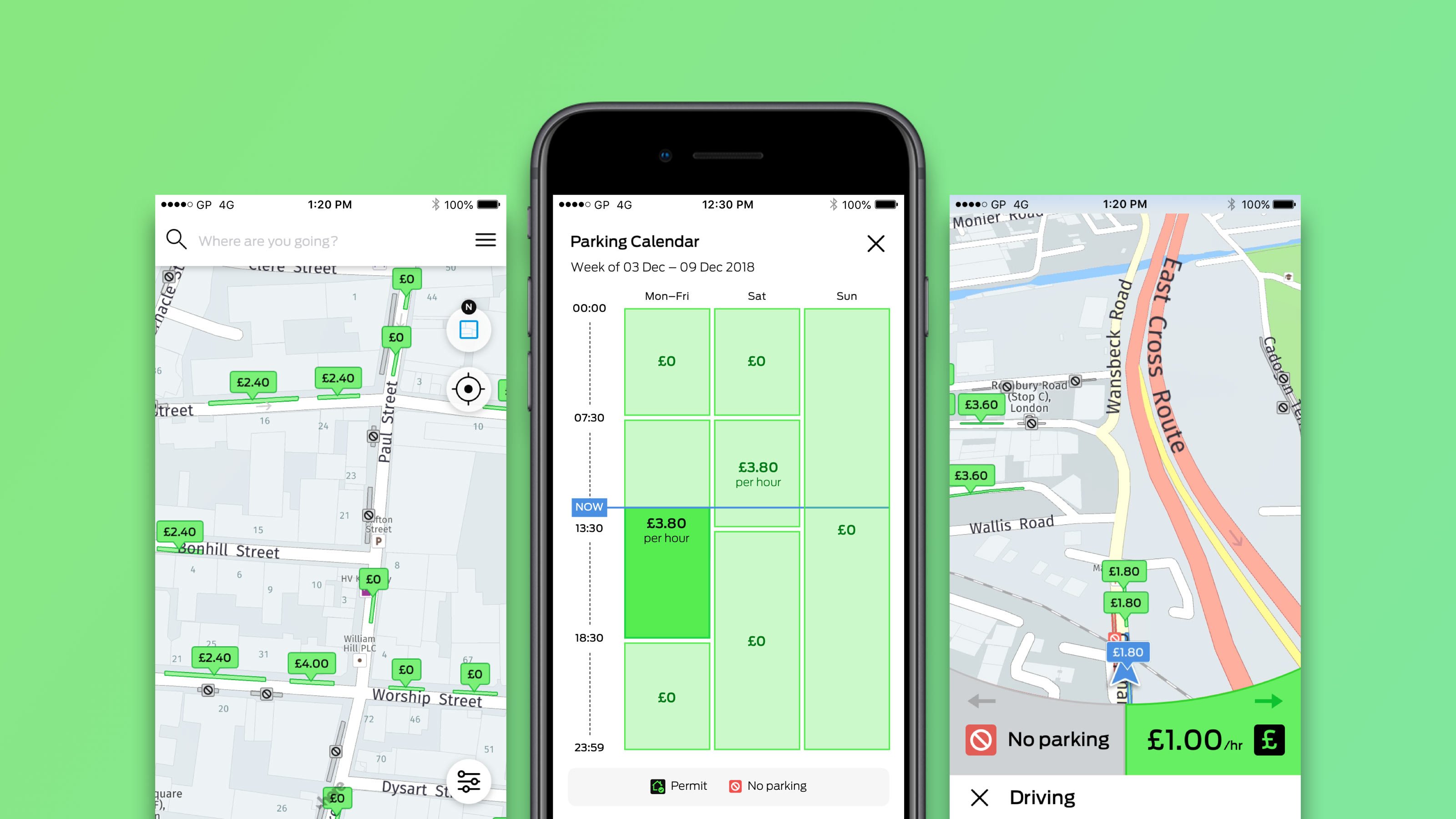 Screenshot of the app
